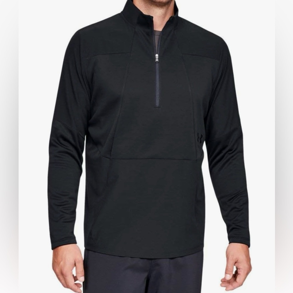 Under Armour Storm Cyclone 1/2 Zip Coldgear Jacket Black Men’s Medium NWT